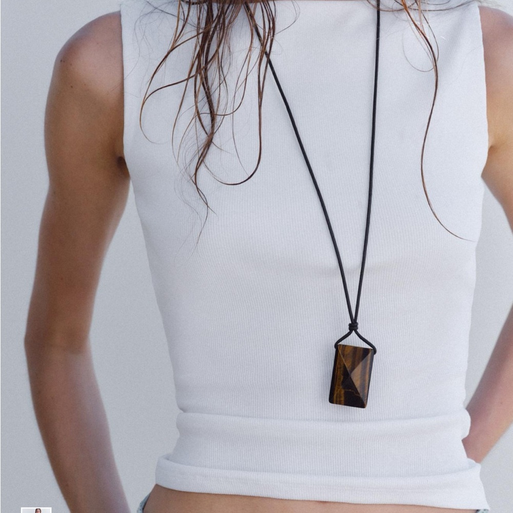 Zara White Boat Neck Top